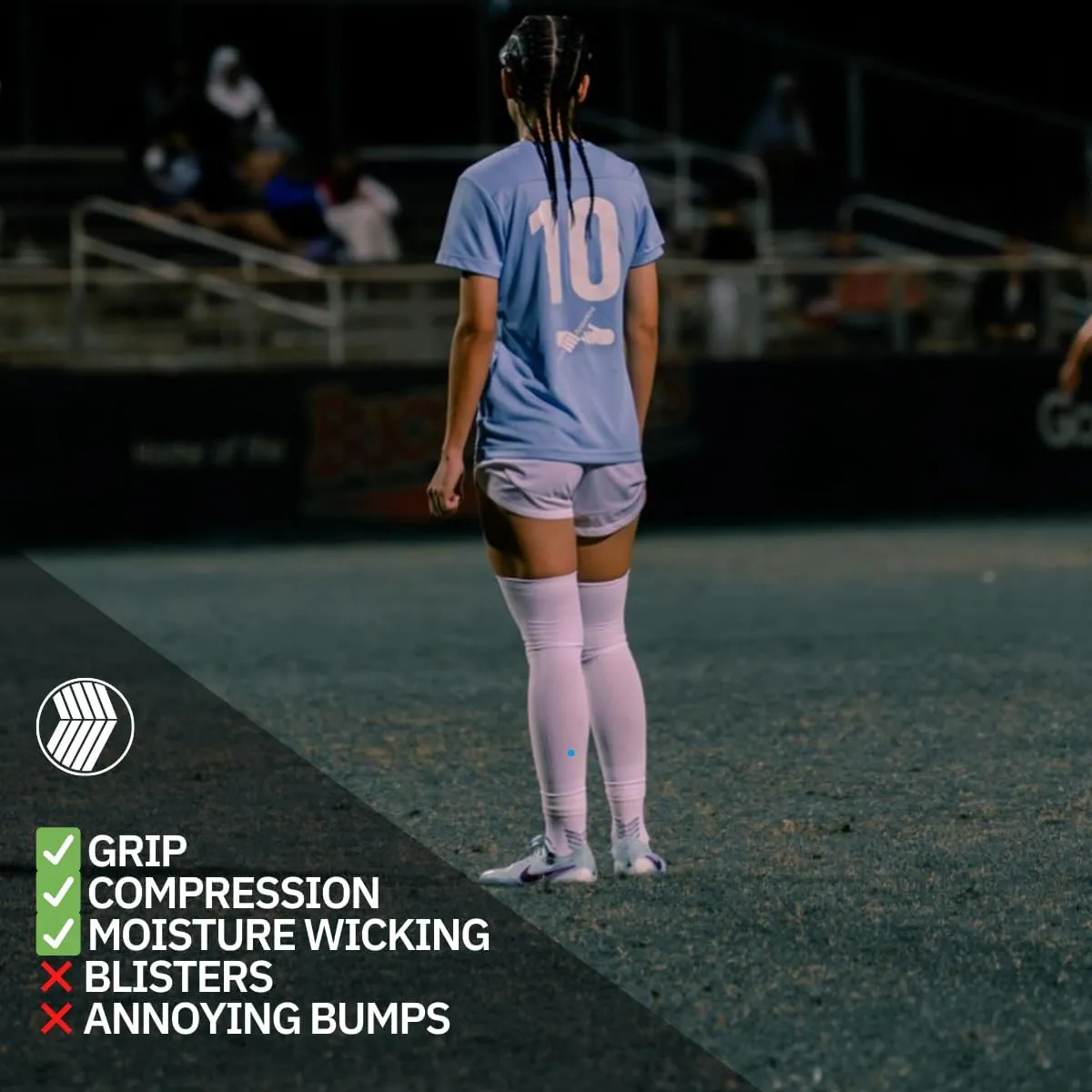NEW WOMENS Grip Socks | The W Sock | Advanced Anti-Slip Grip Technology | Enhance Performance in Womens Sports