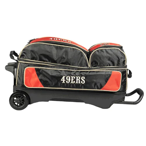 NFL San Francisco 49ers 3 Ball Roller Bowling Bag