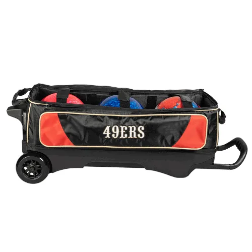 NFL San Francisco 49ers 3 Ball Roller Bowling Bag