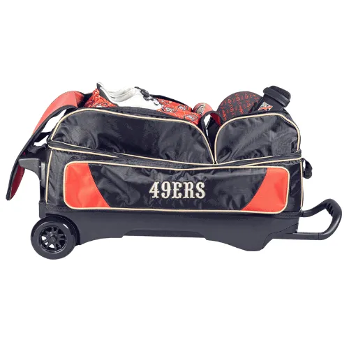 NFL San Francisco 49ers 3 Ball Roller Bowling Bag