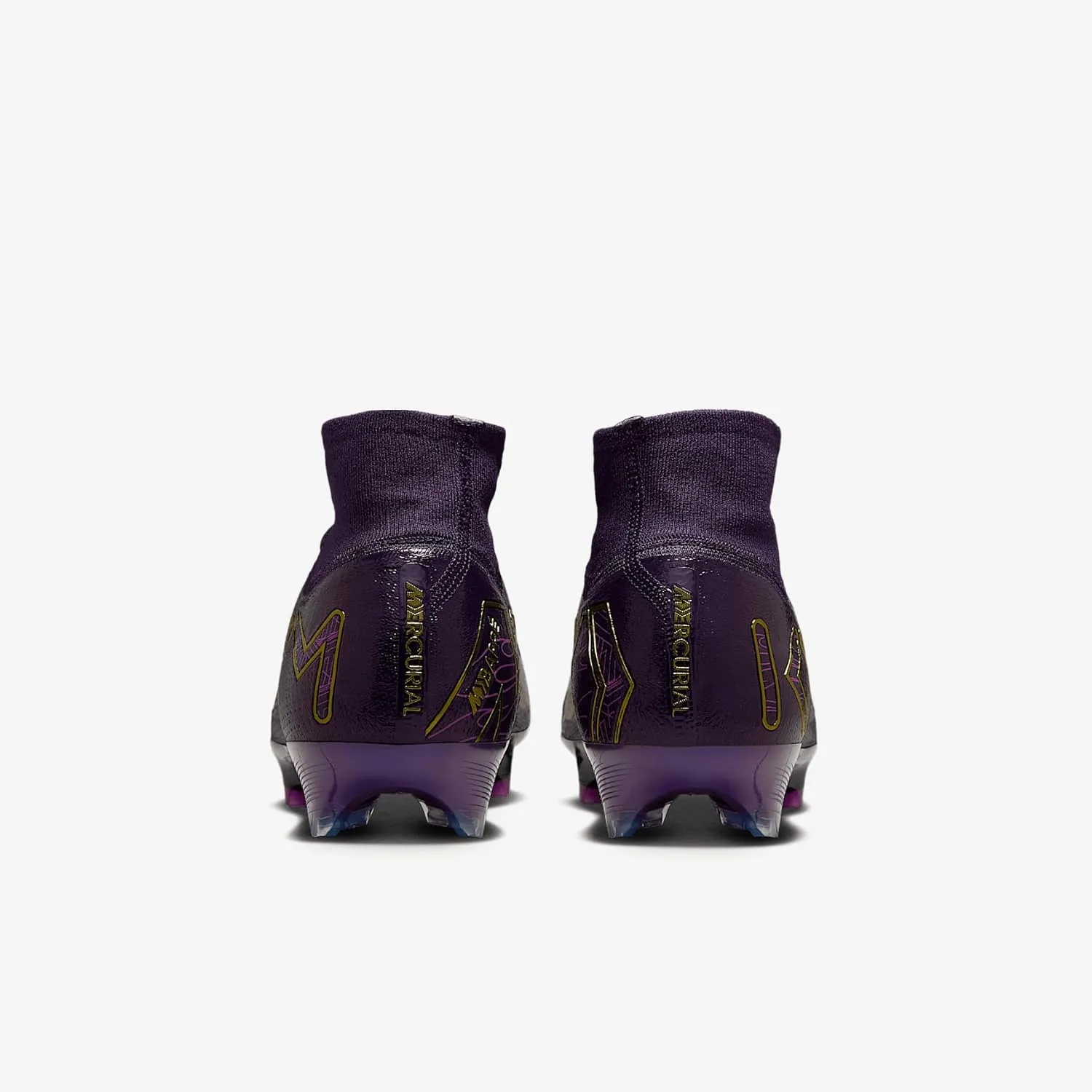 Nike Mercurial Superfly 10 Elite Kylian Mbappe FG High-Top Soccer Cleats (FQ8692-500, Grand Purple/Pale Ivory)