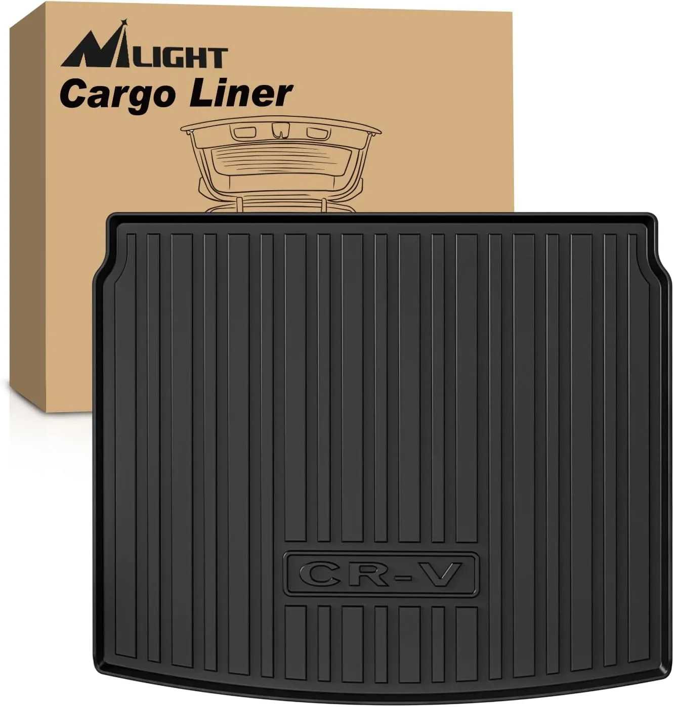 Nilight Cargo Mats for Honda CRV CR-V (Not for Hybrid) 2023 2024 2025 All Weather Protection Heavy Duty Cargo Liners