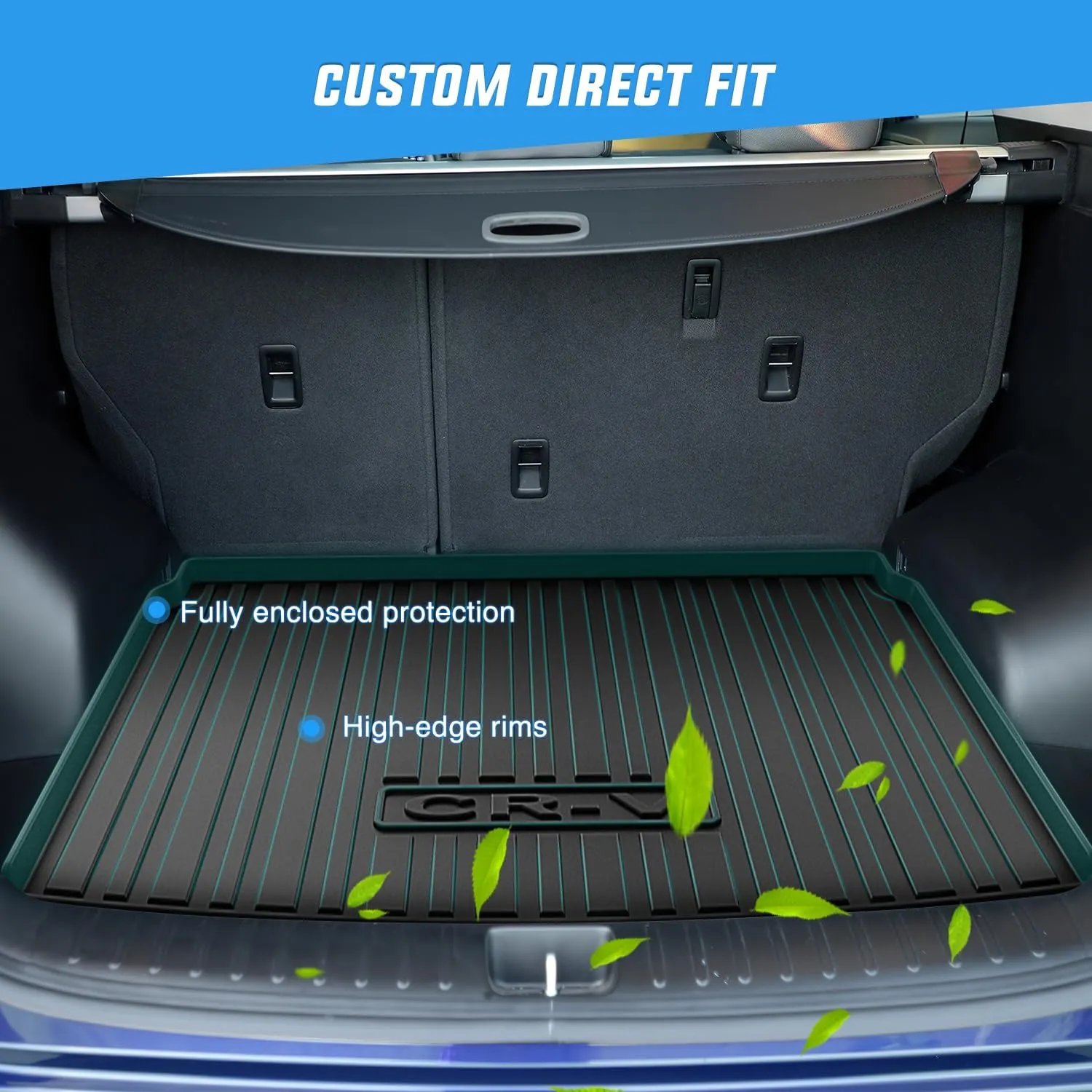 Nilight Cargo Mats for Honda CRV CR-V (Not for Hybrid) 2023 2024 2025 All Weather Protection Heavy Duty Cargo Liners