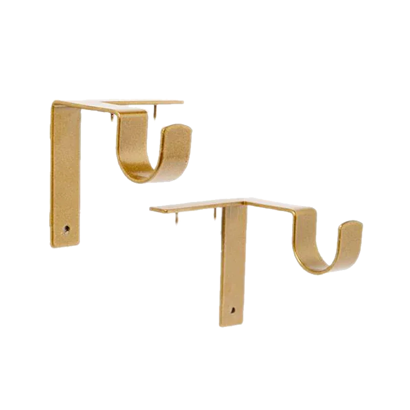 No Drill Curtain Rod Brackets Holders