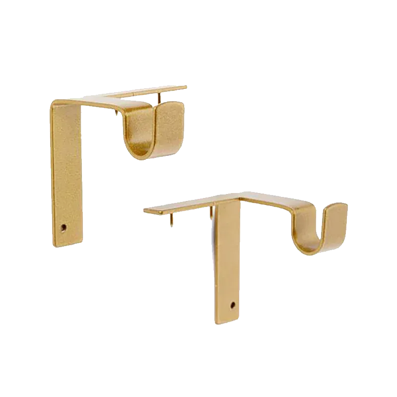 No Drill Curtain Rod Brackets Holders