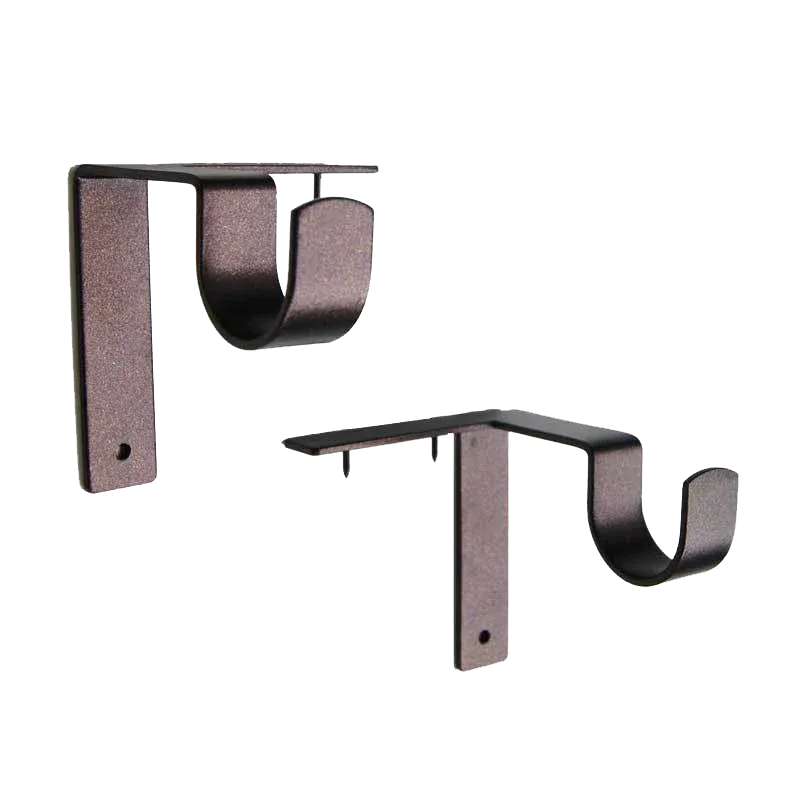 No Drill Curtain Rod Brackets Holders