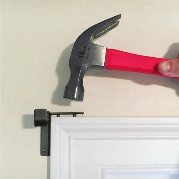 NO DRILL CURTAIN ROD BRACKETS HOLDERS
