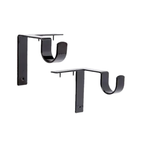 No Drill Curtain Rod Brackets Holders