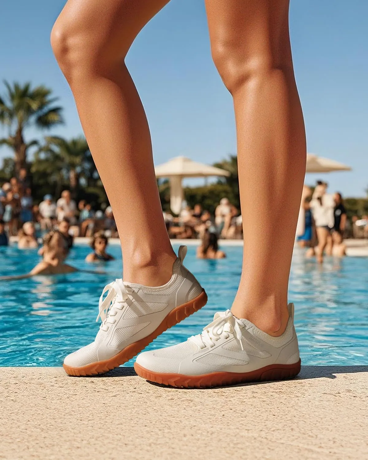 NORTIV 8 Barefoot Water Shoes for Women Men Minimalist Breathable & Comfortable Beach Swim Boat Pool Outdoor Walking Shoes, Zero Drop Sole, Seagull