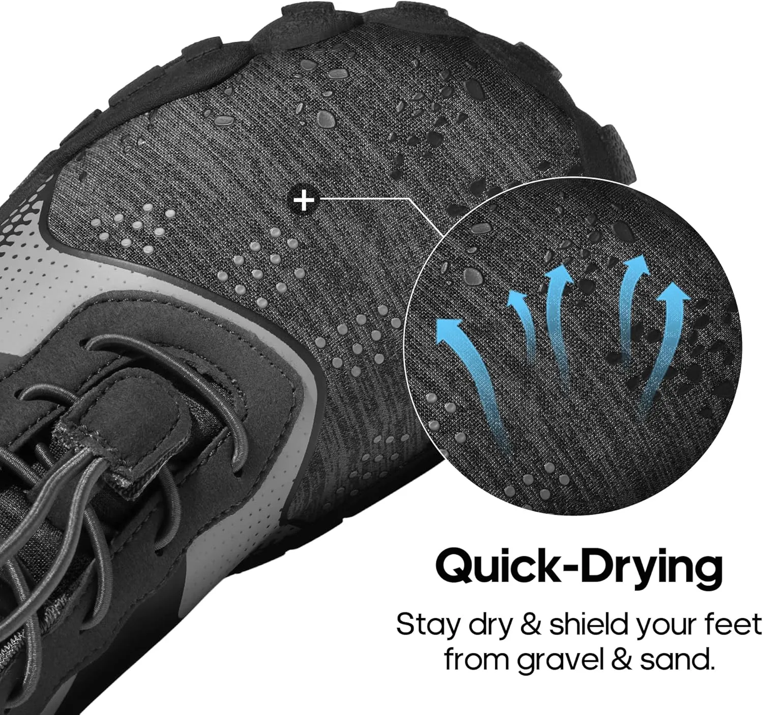 NORTIV 8 Men's Water Shoes Barefoot Athletic Lightweight Sports Aqua Shoes Outdoor Swim Fishing Hiking Diving Surf Walking Water Shoe TREKMAN