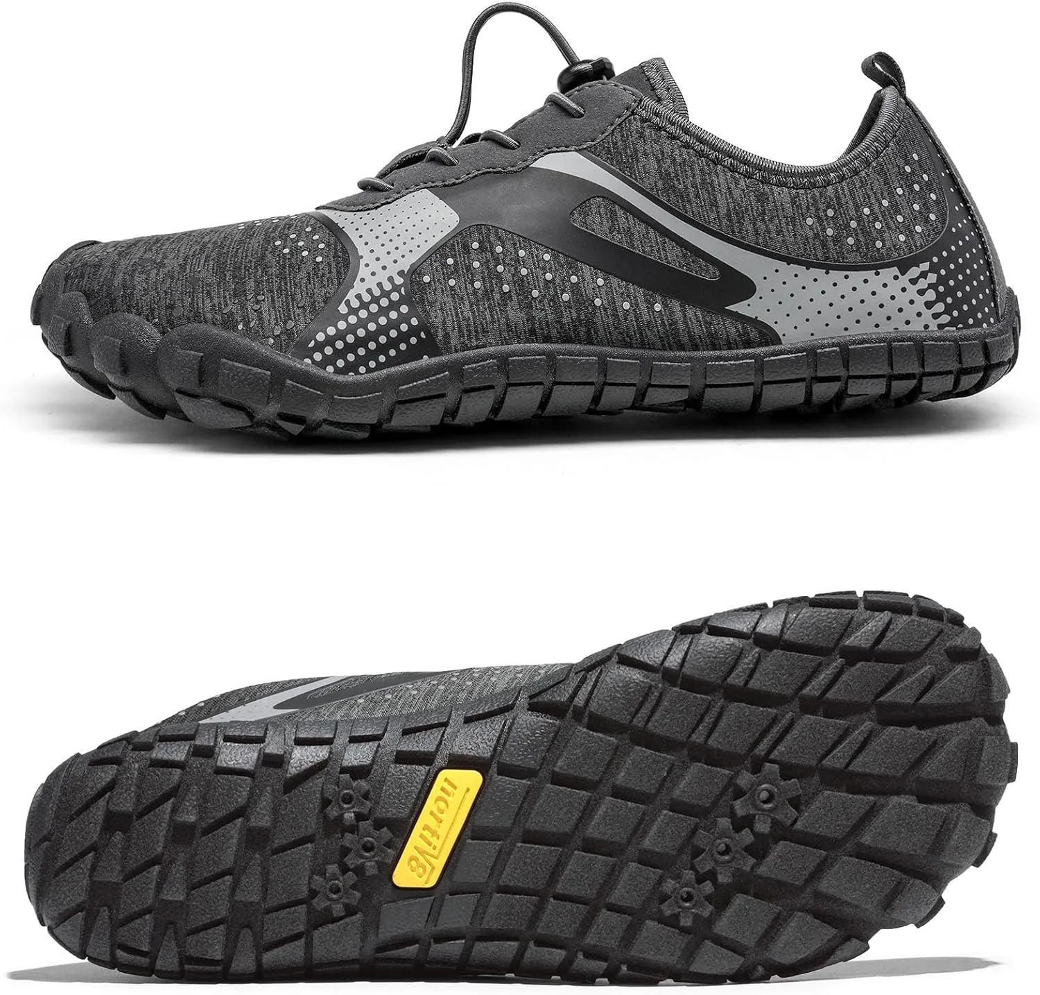 NORTIV 8 Men's Water Shoes Barefoot Athletic Lightweight Sports Aqua Shoes Outdoor Swim Fishing Hiking Diving Surf Walking Water Shoe TREKMAN