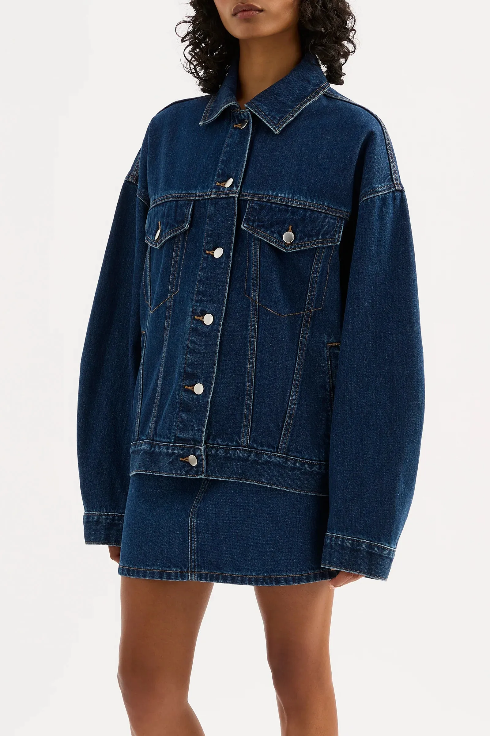 Nude Lucy - Sia Denim Jacket (Force Blue)