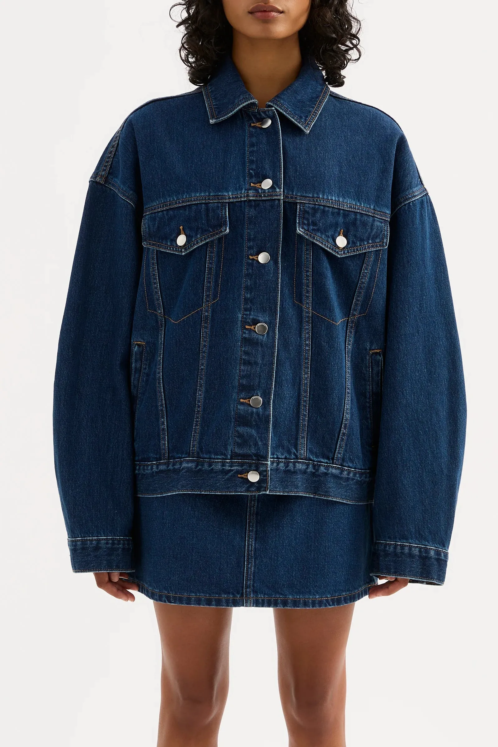 Nude Lucy - Sia Denim Jacket (Force Blue)