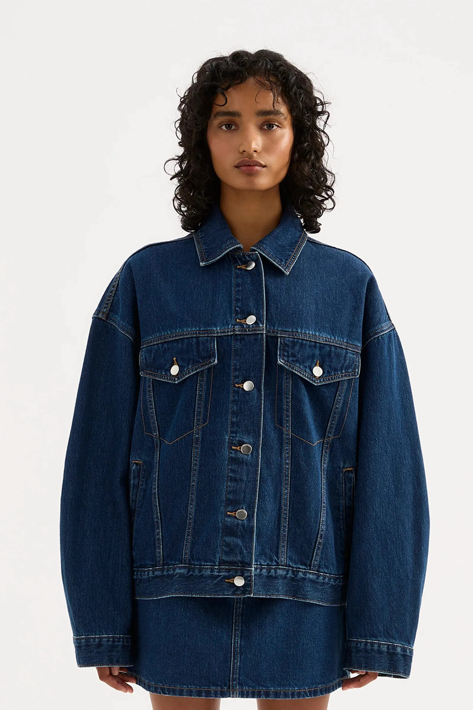 Nude Lucy - Sia Denim Jacket (Force Blue)