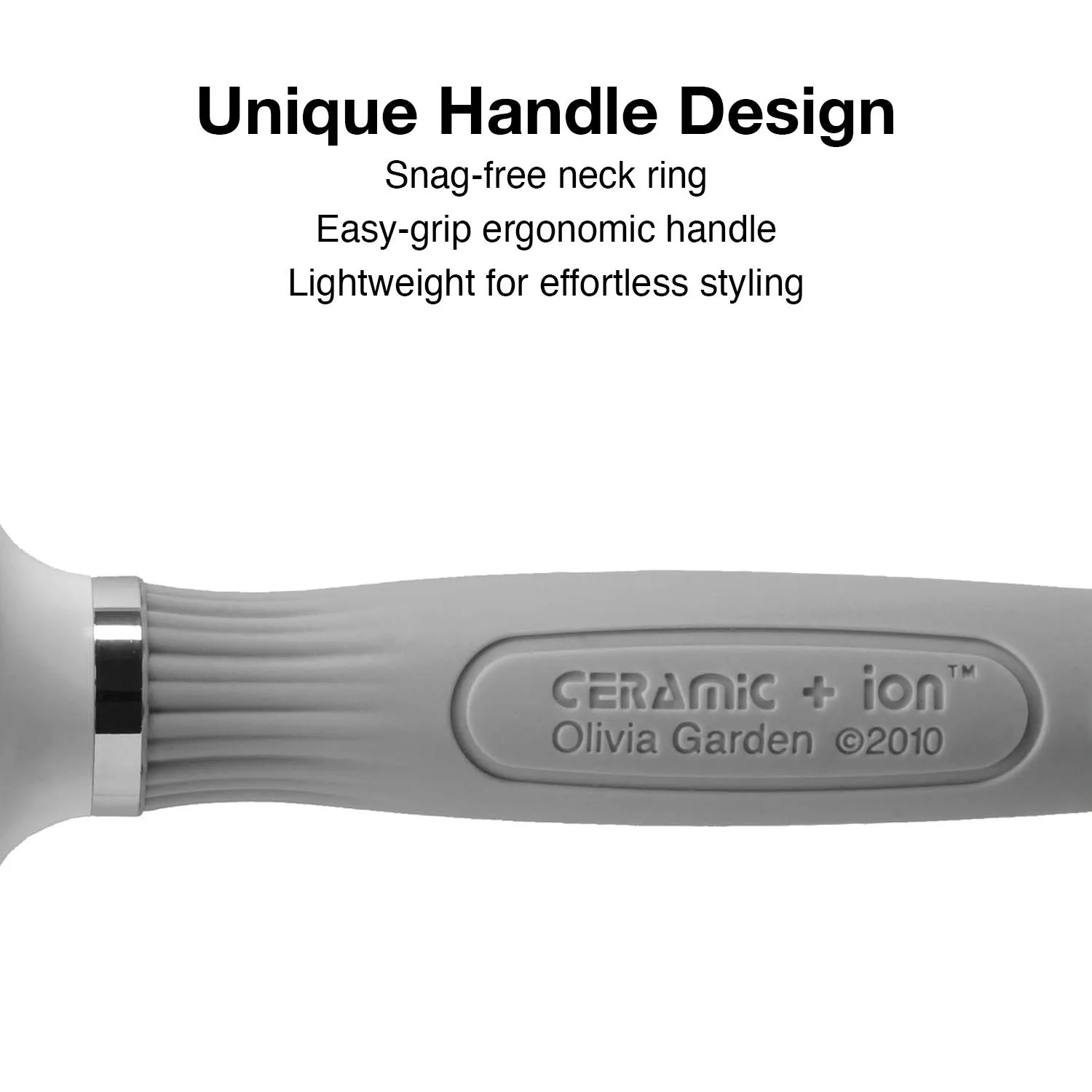 Olivia Garden Ceramic   Ion XL Pro Paddle Brush - Anti-Static & Comfort-Grip