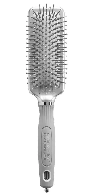 Olivia Garden Ceramic   Ion XL Pro Paddle Brush - Anti-Static & Comfort-Grip