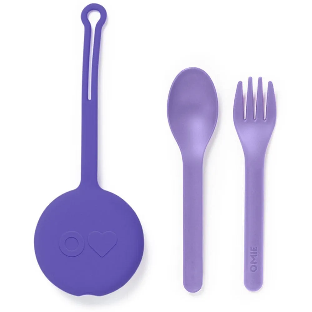 Omie Pod 3 Piece Cutlery Set - Lilac