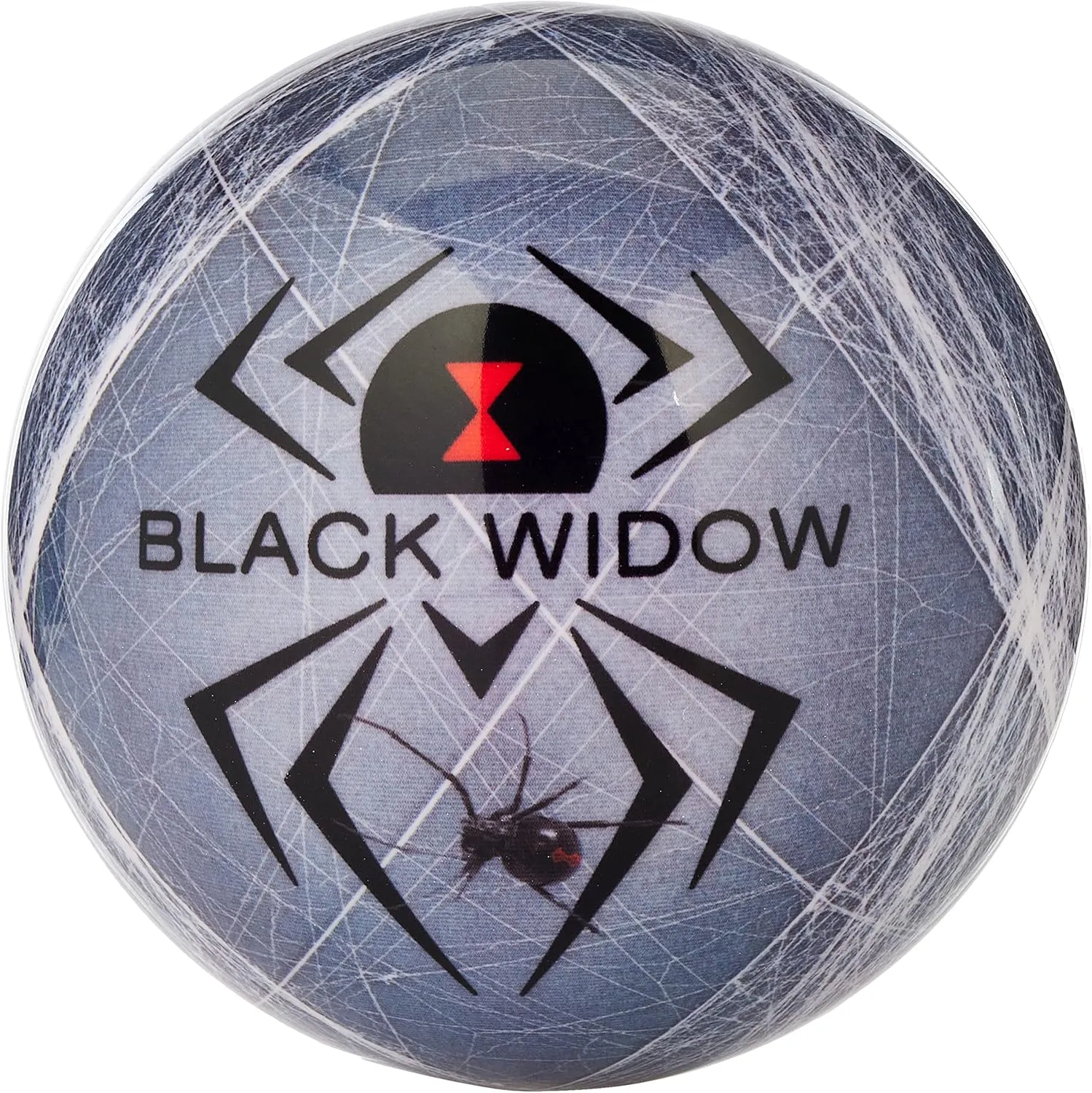 On The Ball Bowling Hammer Black Widow Viz-A-Ball, 14lbs, Grey/White