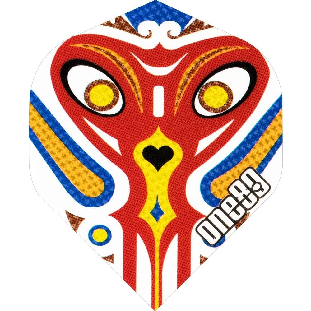 *One80 Dart Flights - Magic Face Flights - Std - Faces