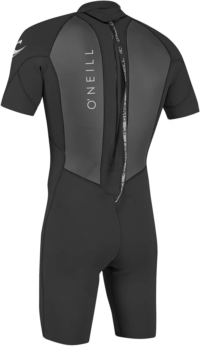 O'Neill Men's Reactor-2 2mm Back Zip, Short Sleeve, Spring Wetsuit