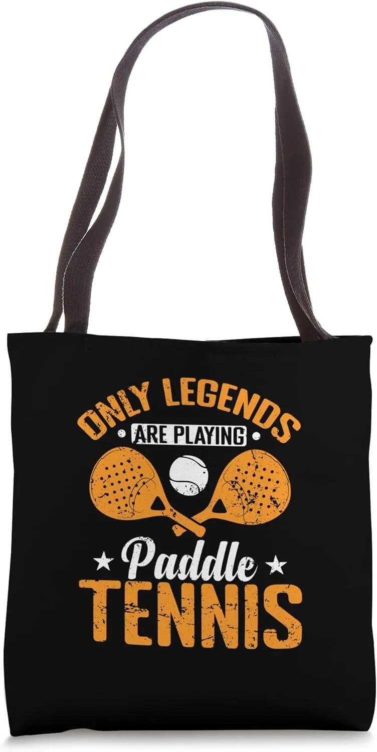 Only Legends are Playing Paddle Tennis Tote Bag