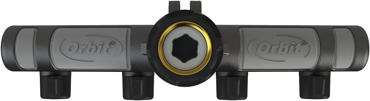Orbit 58970 4-Way Manifld and Shut-Offs, No Size