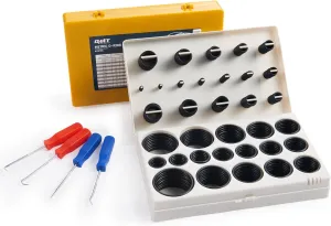 Orion Motor Tech 826pc Universal O Ring Assortment Kit in 32 Sizes, SAE and Metric O Ring Kit for Plumbing Automotive Faucet Repair More, Nitrile Rubber O Ring Set with Picks and Hooks and 2 Cases