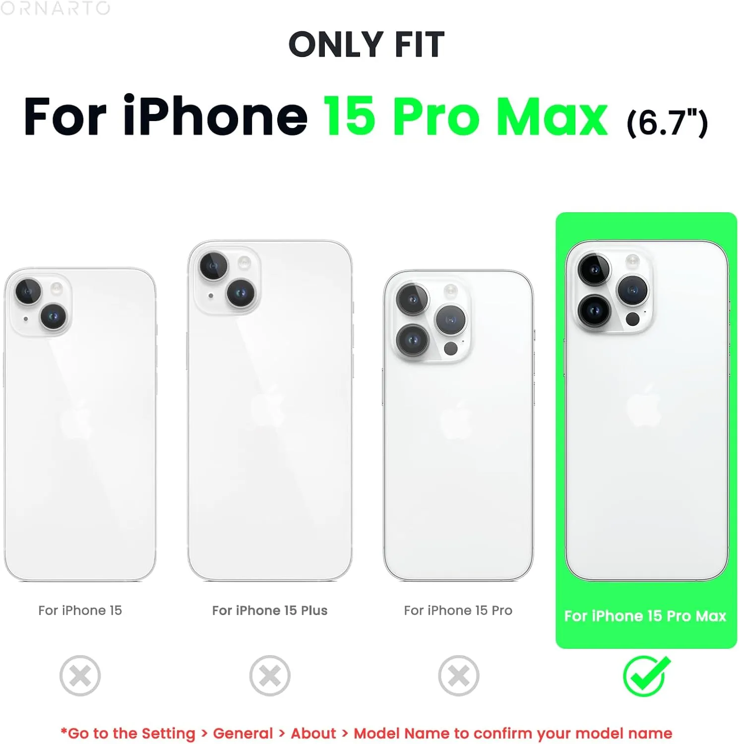 ORNARTO Compatible with iPhone 15 Pro Max Case 6.7", Slim Liquid Silicone 3 Layers Soft Gel Rubber Shockproof Protective Phone Case with Anti-Scratch Microfiber Lining-Amethyst