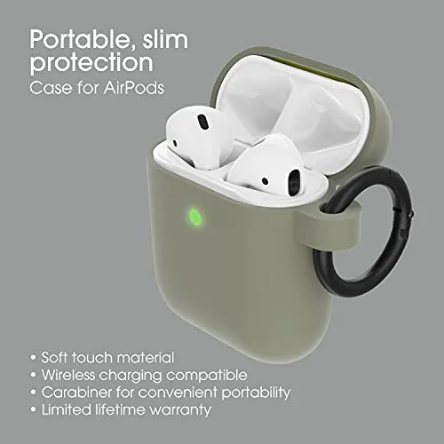 OTTERBOX Soft Touch Case for Apple AirPods (1st & 2nd Gen) - Ultra Zest (Grey)