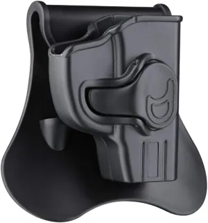 OWB Paddle Gun Holster for Ruger LCP(Not for LCP II, LCP Max or Laser Models), Kel-Tec P3AT 380 Sub-Compact, 360° Adjustable Outside Waistband Holsters, Fast Release - Right Handed