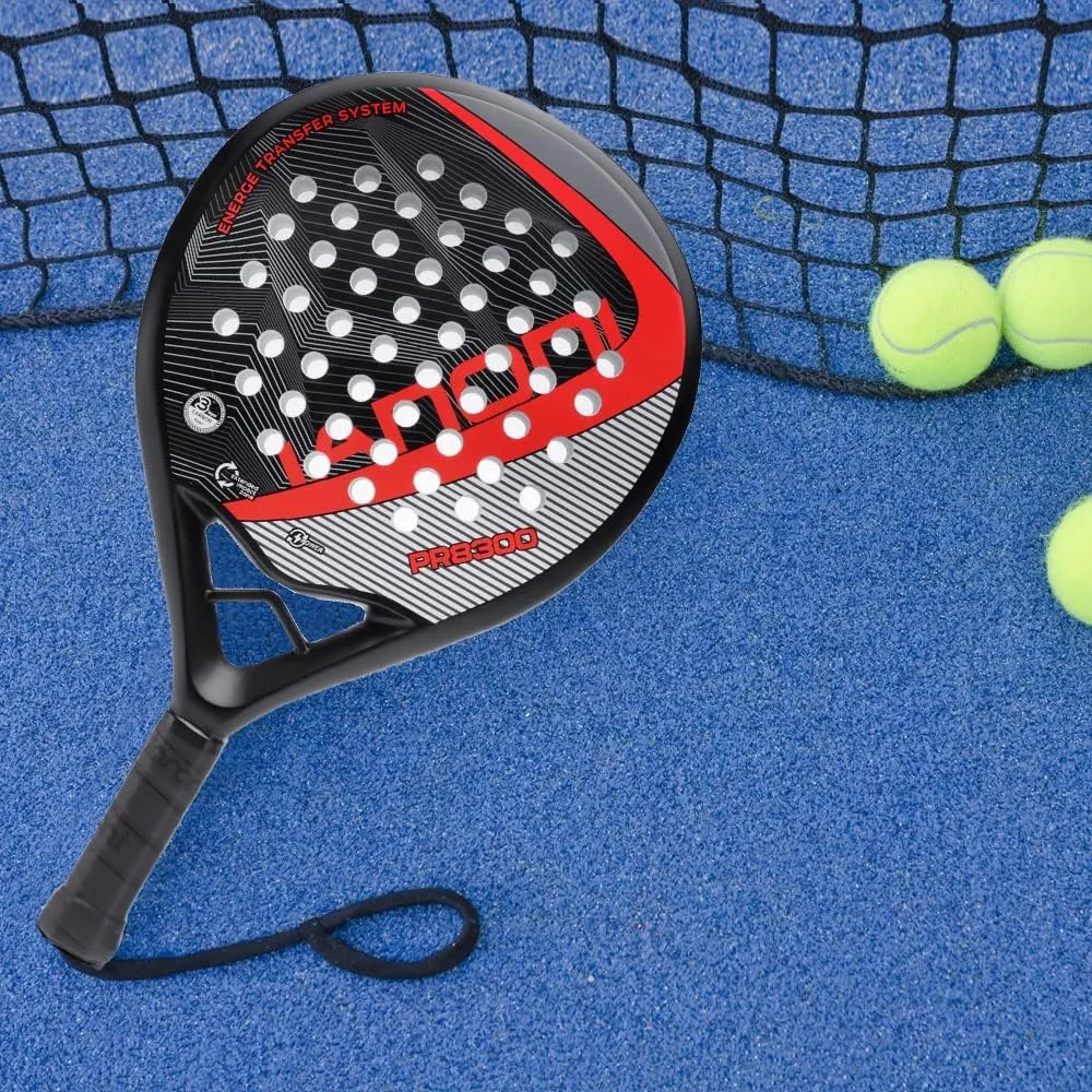 Padel Racket Carbon Fiber Surface with EVA Memory Flex Foam Core Padel Tennis Racquets Paddle Tennis Racket