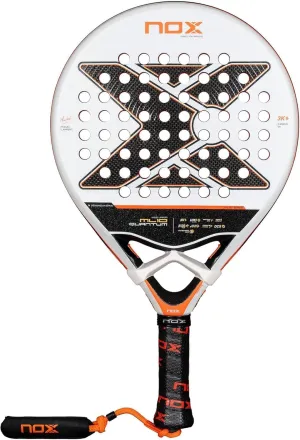 Padel Racket ML10 Quantum 3K by Miguel Lamperti 2025 | Luxury Series Round Pala Padel | Photochromic Paint & Smartstrap Technology | 3K Carbon with HR3 Color Eva Core | Advanced Control Pala