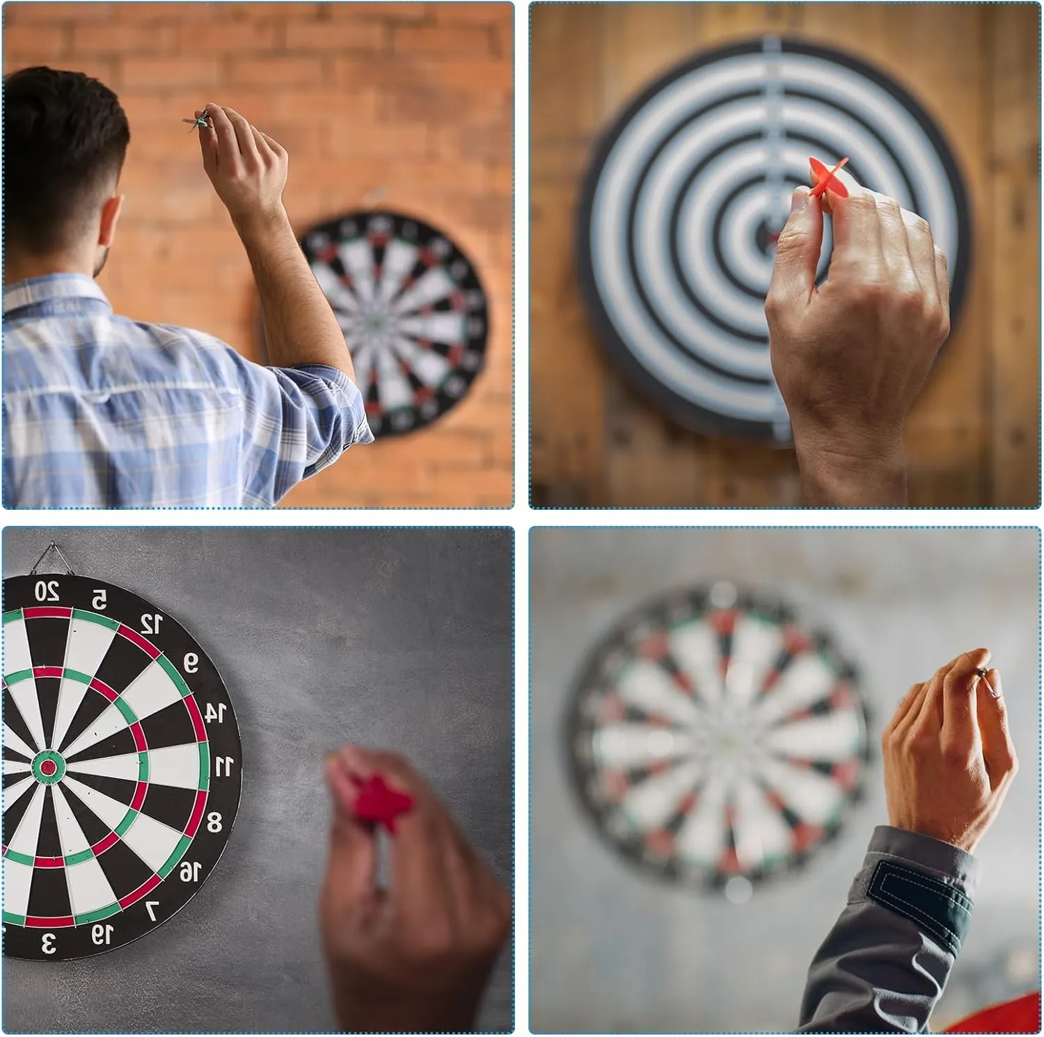 PATIKIL Integrated Dart Shaft and Flights, Screw Plastic Dart Flights