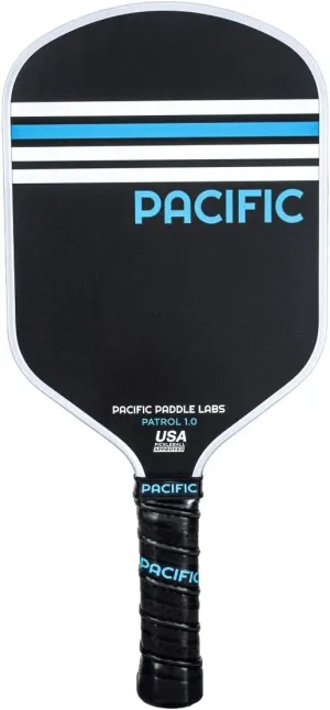 Patrol 1.0 Pickleball Paddle, Fiberglass, 13MM, USAPA Approved Pickleball Racket, Carbon Abrasive Grit Texture, Max Spin, Comfort Grip, Polypropylene Core