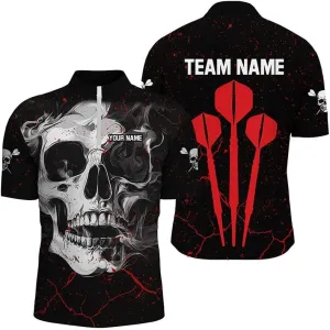 Personalized Dart Jersey, Dart Jerseys for Men, Dart Shirts, Dart Shirts for Men, Personalized Large Red