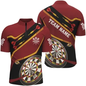 Personalized Dart Jersey, Dart Jerseys for Men, Dart Shirts, Dart Shirts for Men, Personalized Large Red