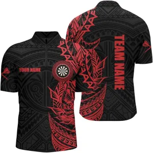 Personalized Dart Jerseys for Men, Dart Shirt, Personalized Grunge Darts Quarter Zip Shirt Custom Retro