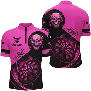 Personalized Dart Jerseys for Men, Dart Shirts for Men, Custom Purple Darts Shirts for Men, Personalized