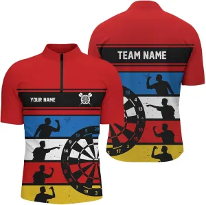 Personalized Dart Jerseys for Men, Dart Shirts for Men, Dart Shirts, Dart Jersey, Blue Thunder Lightning