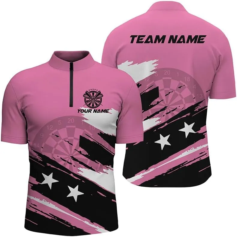 Personalized Dart Jerseys for Men, Dart Shirts for Men, Dart Shirts, Dart Jersey, Personalized Red Black