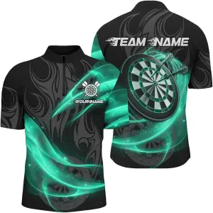 Personalized Dart Jerseys for Men, Dart Shirts for Men, Personalized Purple Break Glass 3D Darts Shirt