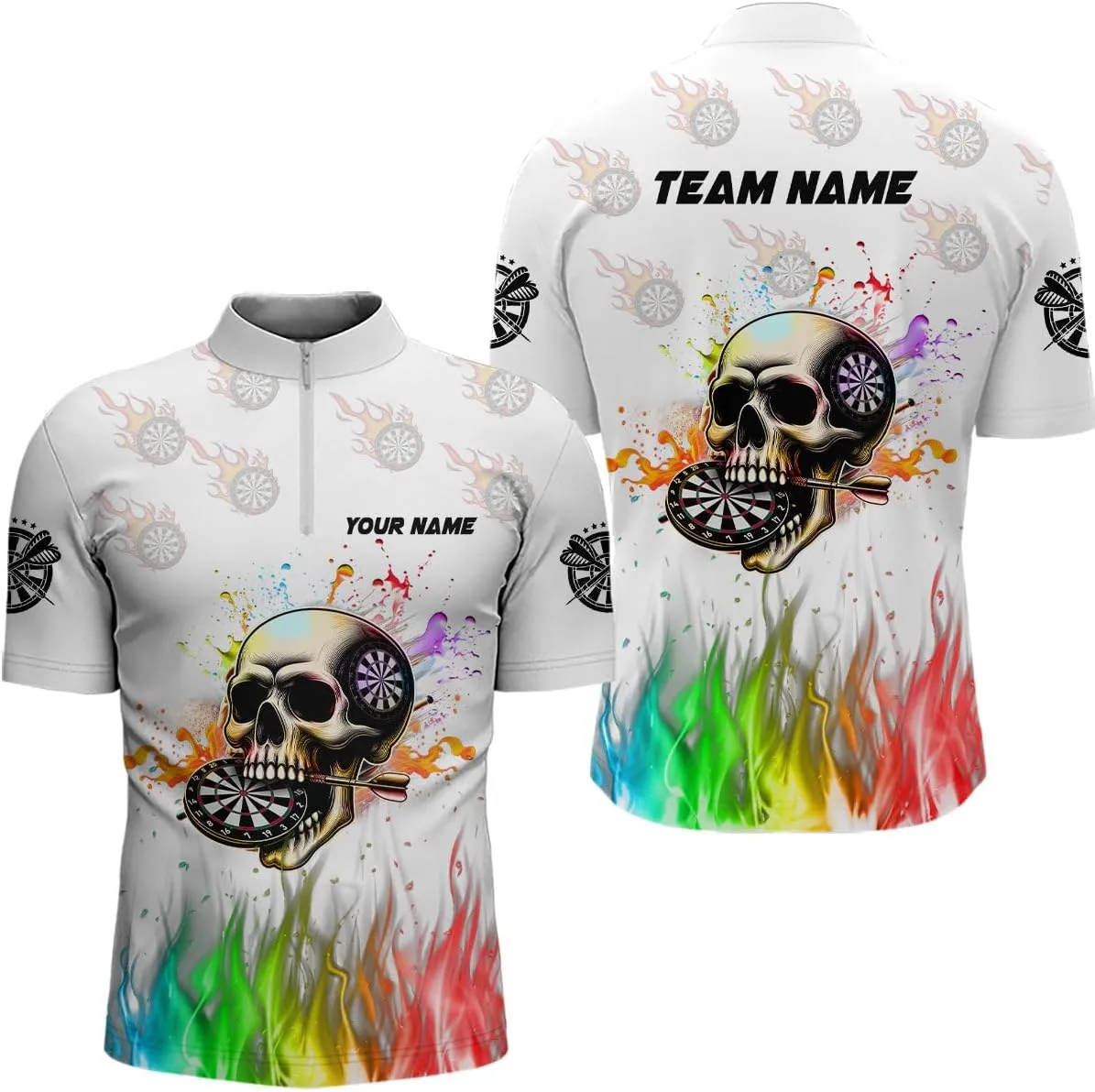 Personalized Dart Jerseys for Men, Dart Shirts for Men, Personalized Purple Break Glass 3D Darts Shirt