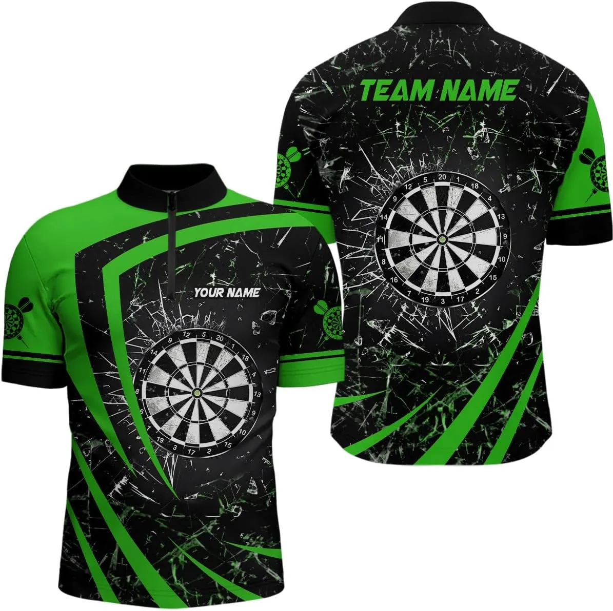 Personalized Dart Shirts for Men, Dart Jerseys for Men, Dart Shirts, Dart Jersey, Personalized Green Glass