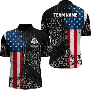 Personalized Dart Shirts for Men, Dart Jerseys for Men, Personalized Roll Tribal Darts Quarter Zip Shirt