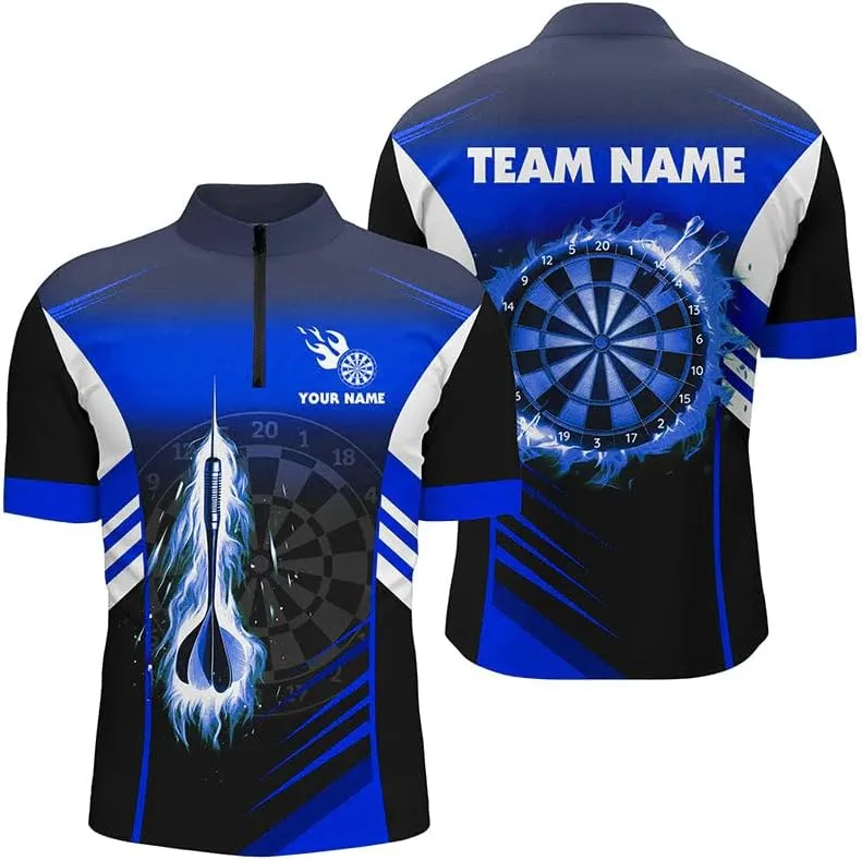 Personalized Dart Shirts for Men, Dart Jerseys Men, Dart Shirts, Dart Jersey, Custom Purple Darts Shirts