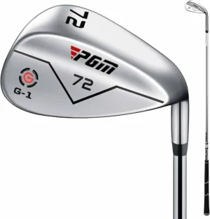 PGM Wedge - 72 Degrees Premium Sand Wedge, Lob Wedge for Men & Women - CNC Textured - Bunker Buster Escape Bunkers and Save Strokes Around The Green-High Loft Golf Club