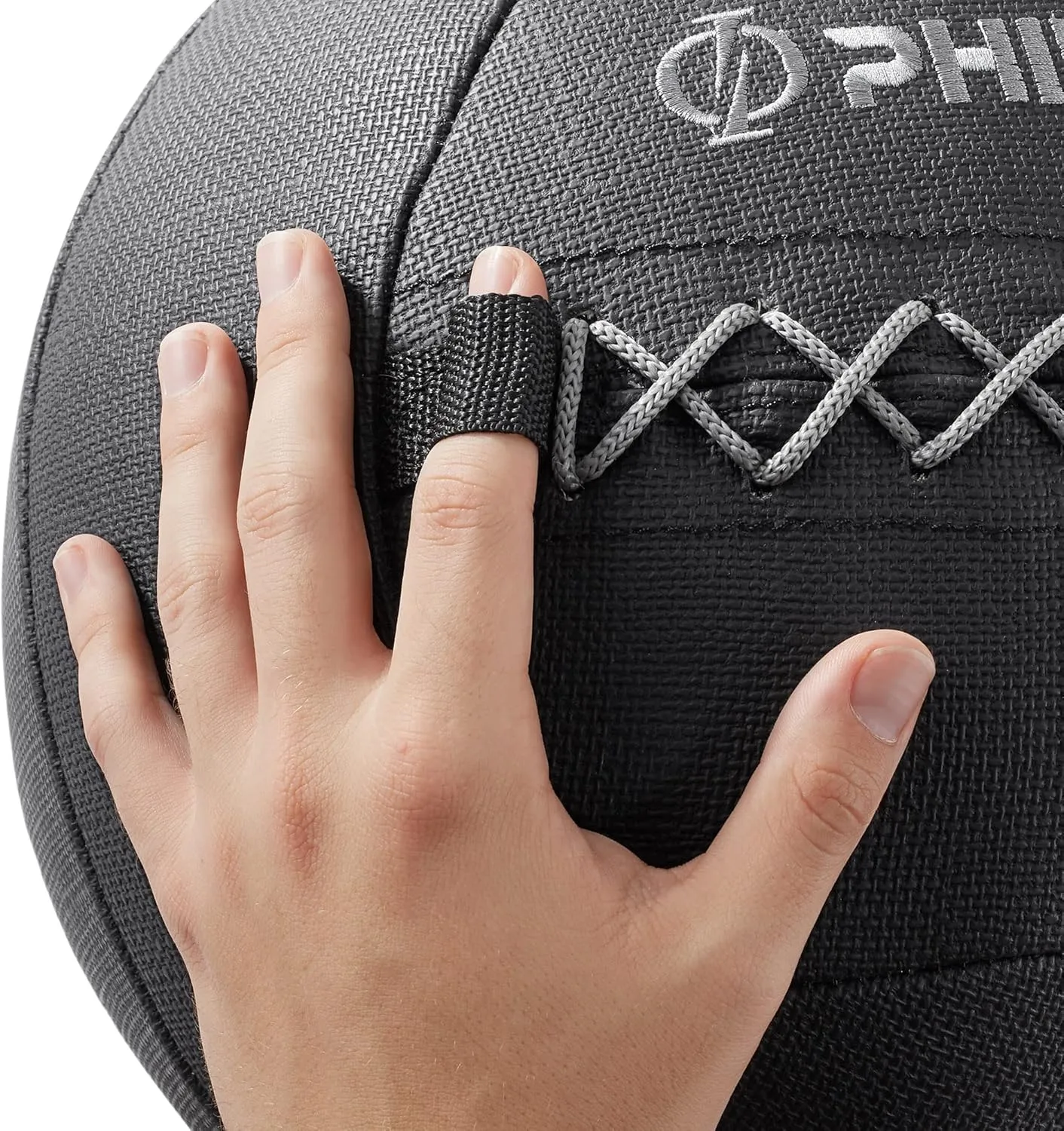 Philosophy Gym Wall Ball - Soft Shell Weighted Medicine Ball with Non-Slip Grip