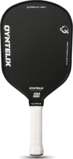 Pickleball Paddle - Carbon Fiber Pickleball Paddle with 16mm Thermoformed Power Core, 3K Raw Carbon Fiber Surface for Superior Spin & Consistency