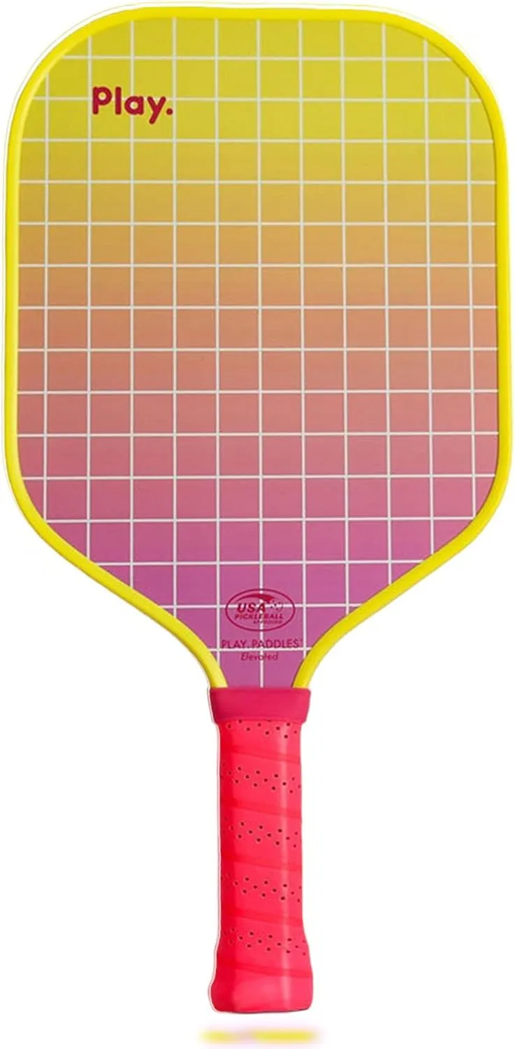 Pickleball Paddle - USAPA Approved Pickleball Racket | Carbon Fiber and Polymer Honeycomb Composite Core | Hyper-Grip™ Surface with Graphite Face & Cushioned Grip