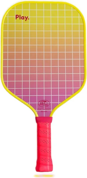 Pickleball Paddle - USAPA Approved Pickleball Racket | Carbon Fiber and Polymer Honeycomb Composite Core | Hyper-Grip™ Surface with Graphite Face & Cushioned Grip